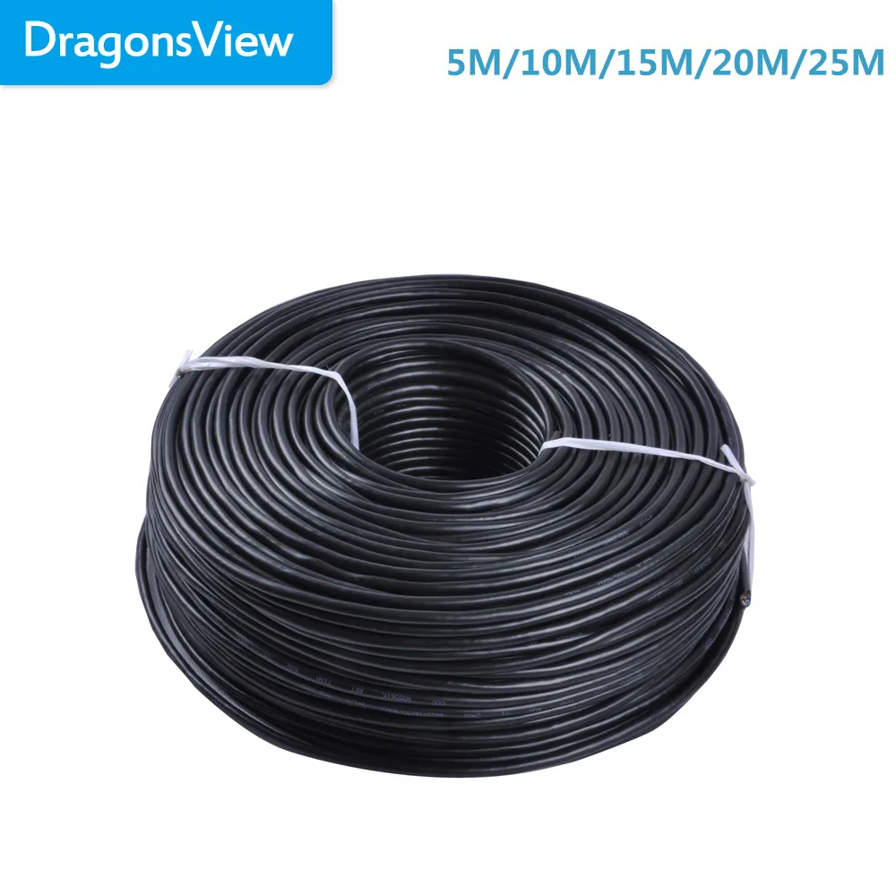 Кабель удлинитель Dragonsview 4 ядра 24awg 5 м 10 15 20 25 м|Коробки передач и кабели| |