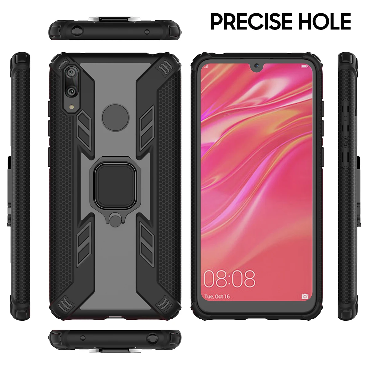 Чехол на магните для huawei Y9, чехол на заднюю панель для huawei Y7 Y9 Honor 10 Lite P30 Lite Pro, защитный чехол на заднюю панель