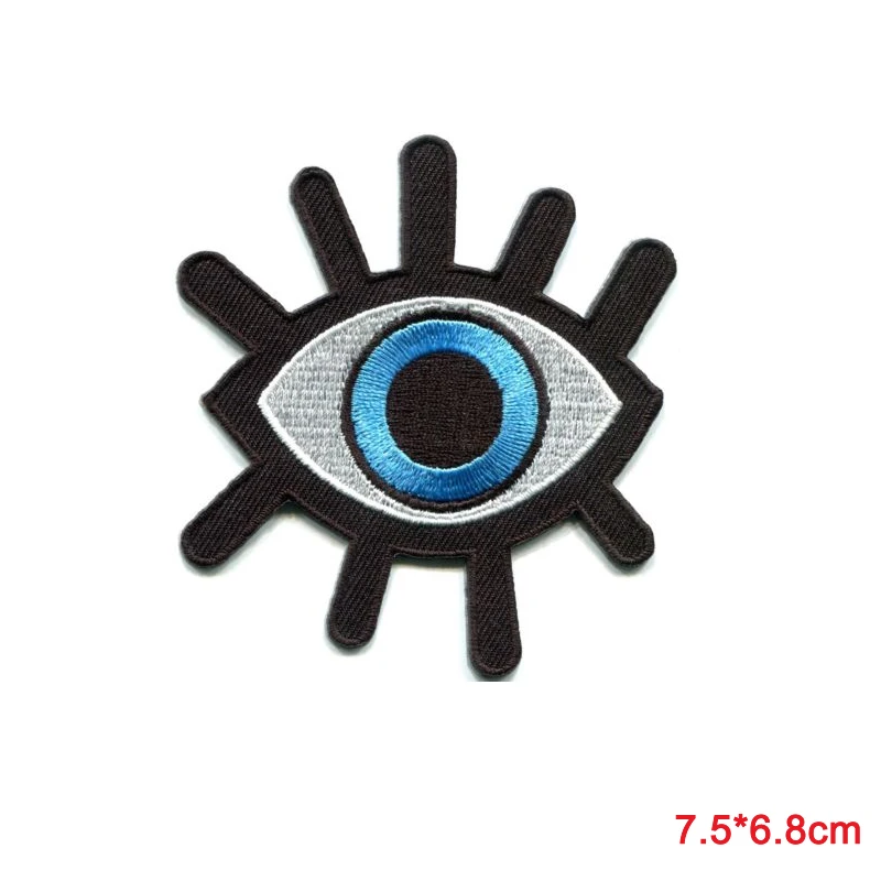 

Aanywe patch 10pcs Cartoon eyes patches for clothing iron on patches for clothes badges clothes iron-on parches applique patche