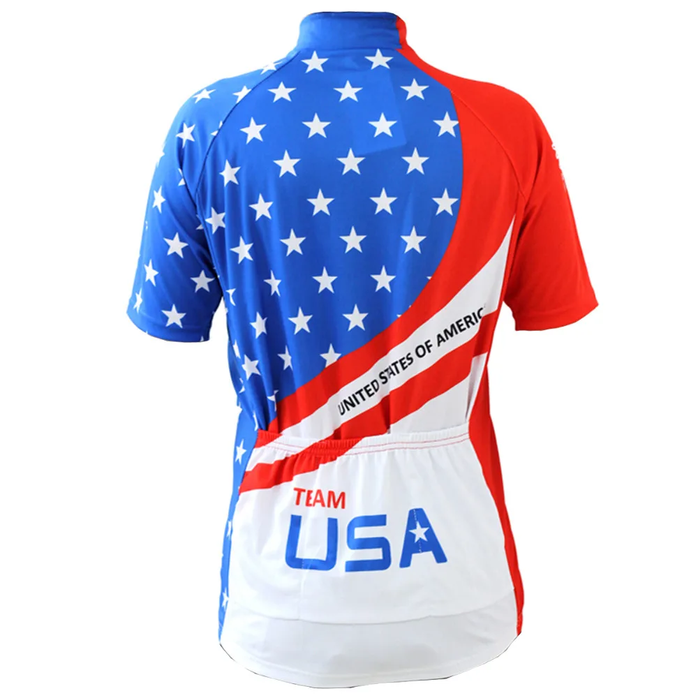 

Alien SportsWear USA Pentagram Pattern Men Short Sleeve Bike Jersey Summer Blue Short Sleeve Cycling Apparel Size XS To 5XL