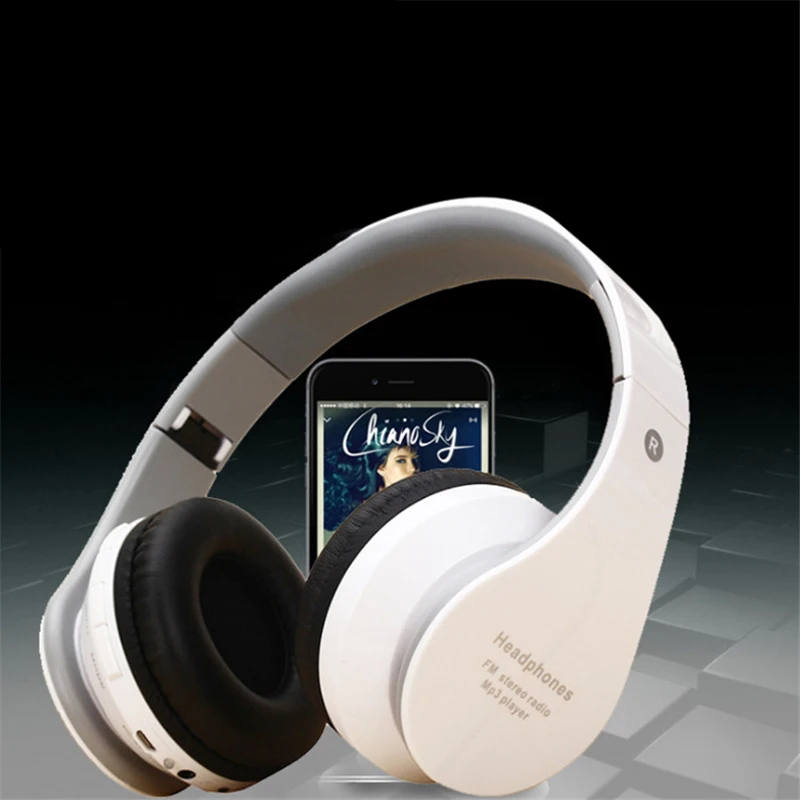 Cyke Беспроводной Bluetooth Портативный Складные Наушники Hi-Fi бас стерео гарнитура