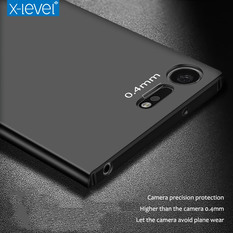 X Level For Sony Xperia XZ Premium Case Luxury Plastic PC Hard G8141 G8142 Dual Sim Back Cover |