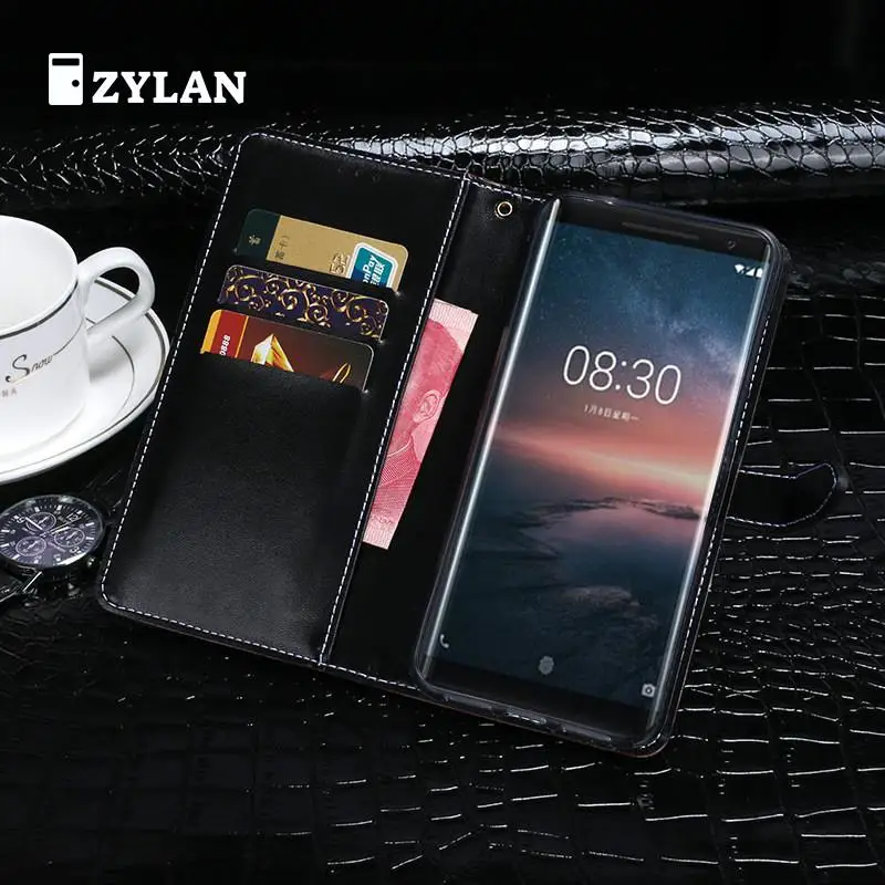 Кожаный чехол-кошелек с откидной крышкой для Nokia 1 2 3 5 6/TA-1000 6 1/6 2018 7 7plus 8 9/8 Sirocco &amp GIFT