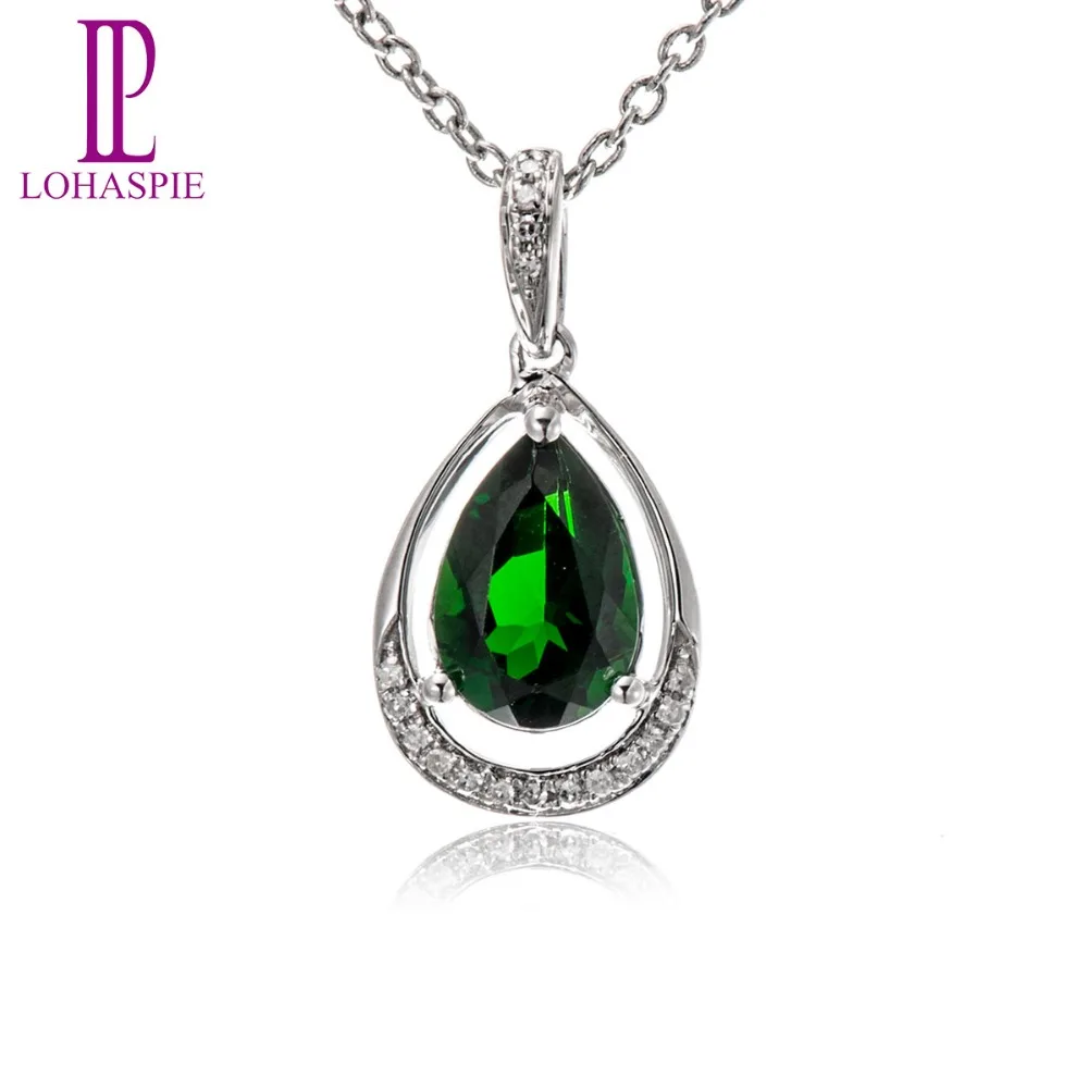 Ювелирные изделия из драгоценных камней LP твердые камни 18 К 750 белое золото