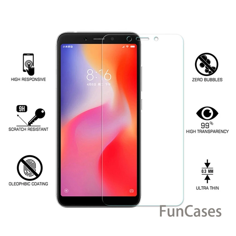 Для Xiomi Redmi 4X 4A 5A 6A 9 H протектор экрана из закаленного стекла на Note4 5pro 6pro 7pro 5 Plus