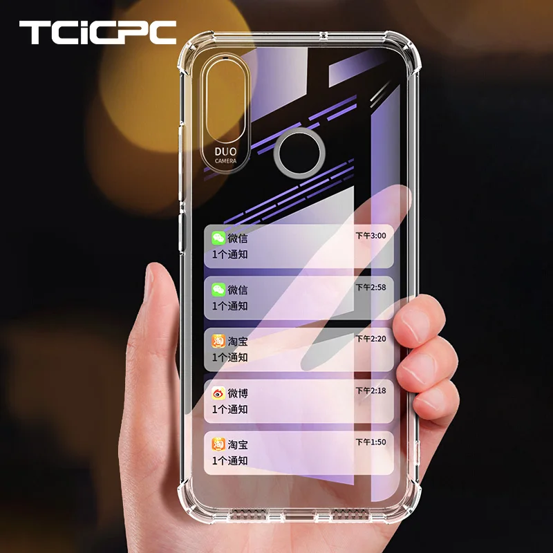 Чехол для Xiaomi Mi 8 Lite чехлы SE тонкий прозрачный противоударный мягкий чехол из ТПУ