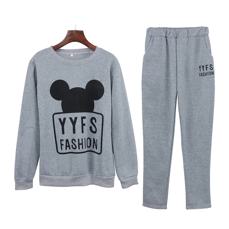 Новый спортивный костюм для женщин комплект из двух предметов Повседневный Conjunto