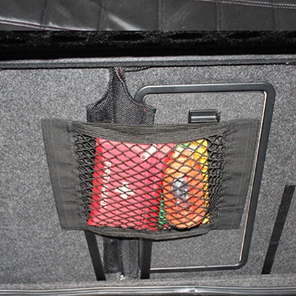

Car-Styling Trunk Seat Storage Net Pocket Bag For Porsche 911 918 Cayenne Macan Panamera Cayman Carrera Boxster
