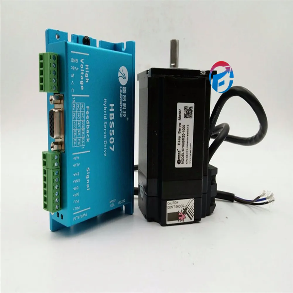 Замкнутый контур Leadshine сервопривод HBS507 57 мм 3 фазный 573HBM20 EC 1000 с линейным