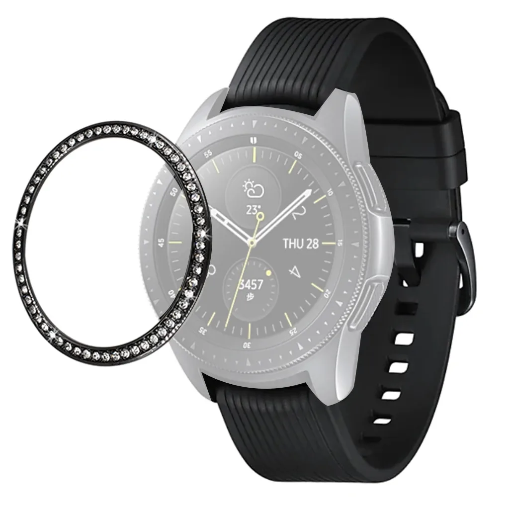 Смарт часы Smartwatch ремешок для Samsung Galaxy 42 мм ободок кольцо клейкая крышка Анти