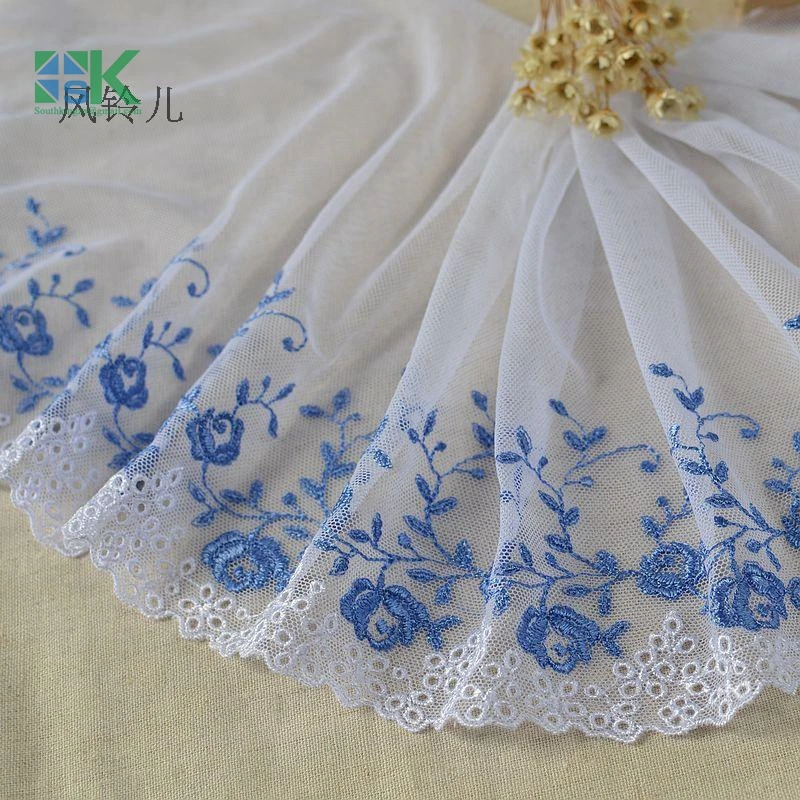 Мода Кружева Искусство. 5 м/лот Ширина 20 см белый Кружевной Ткани DIY Аксессуары Для