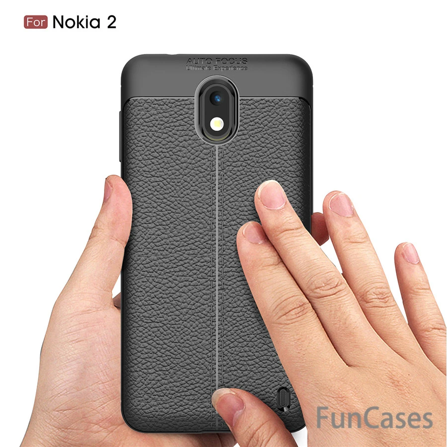 Чехол для телефона Nokia 2 чехол роскошный из ТПУ и силикона кожзаменителя Nokia2 etui