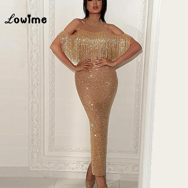 Блестящий Кафтан Vestidos Дубайский мусульманский женское вечернее платье для свадьбы с рисунком русалки индивидуальные Формальные платья с рукавами