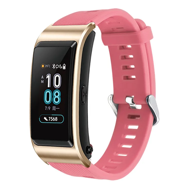 2019 Watchbands Soft Silicone Replacement Sport Classic Band Strap For Huawei B5 Smart Watch Fashion Sports Men Women Belt|Ремешки для