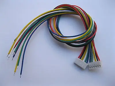 

50 шт. PH 2,0 мм Шаг 6 контактный разъем с 26AWG 300 мм кабель