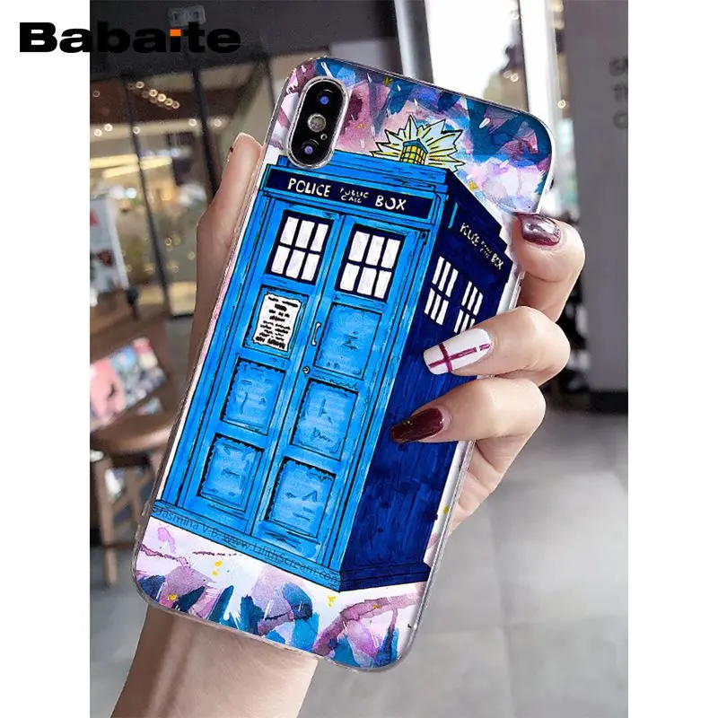 A15 Babaite Tardis Box Доктор Кто ТВ мягкий силиконовый прозрачный чехол для телефона для iPhone 8 7 6 6S Plus 5 5S SE XR X XS MAX Coque Shell - Цвет: A15