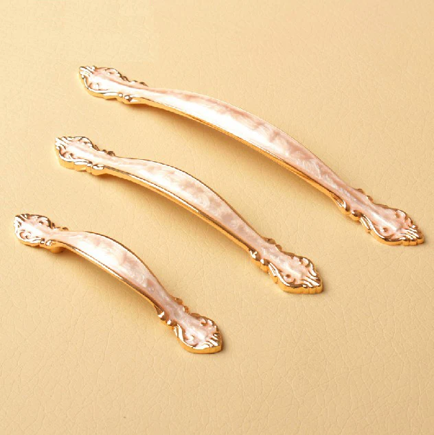 

10 PCS Amber Zinc Alloy Drawer Pull Knob Cabinet Door Handles(C.C:96mm L:146mm)