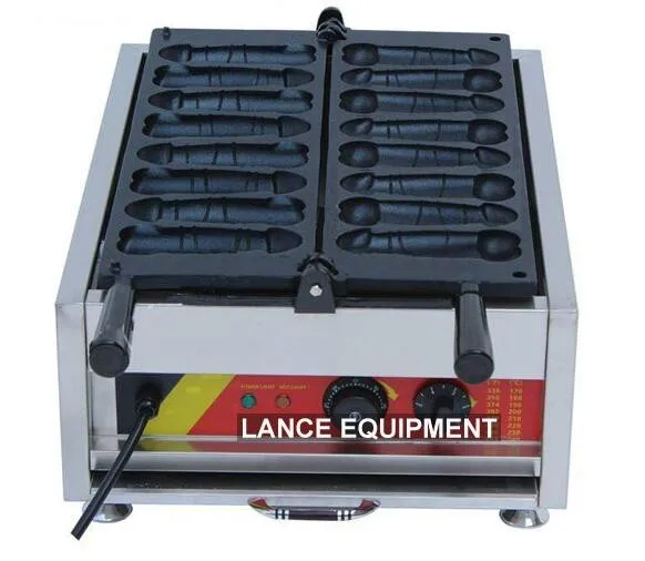 Коммерческий 110v 220v 8 шт Хот дог колбаса вафельница для пениса