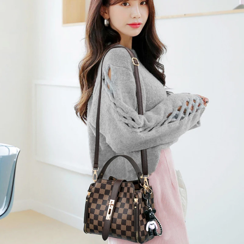 INS новая сумка женская сумка Boho Sac сумки с верхней ручкой Майкл Твердая Сумка через плечо из искусственной кожи для женщин Bolsa Feminina