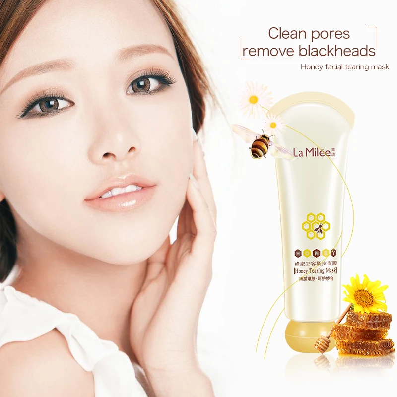 Медовая маска для удаления черных точек омертвевшей кожи контроль жирности