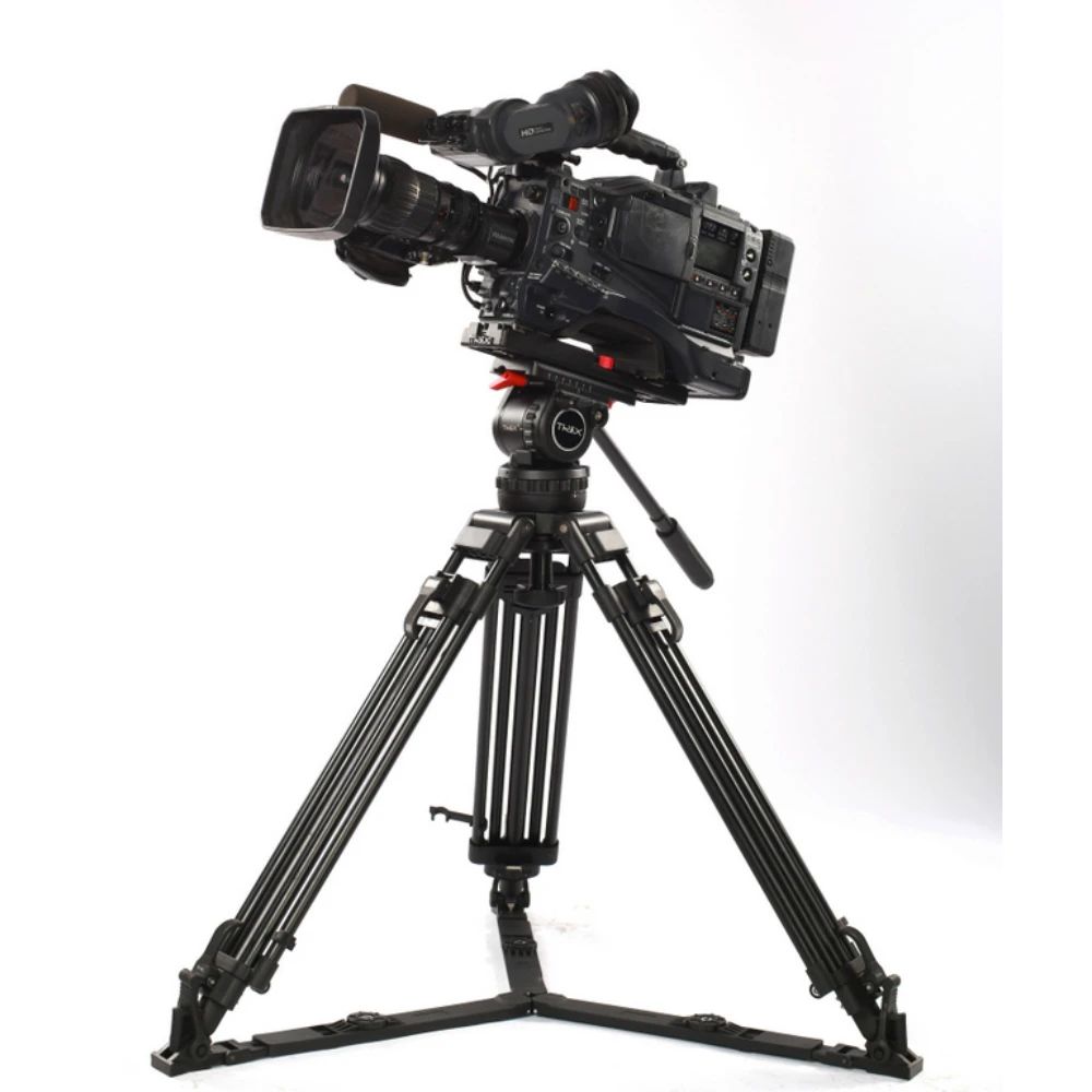 6" V12L PLUS Pro комплект штатива для видеокамеры штатив с жидкой головкой 12 кг из алюминия для TILTA Rig Red Scarlet Epic FS700