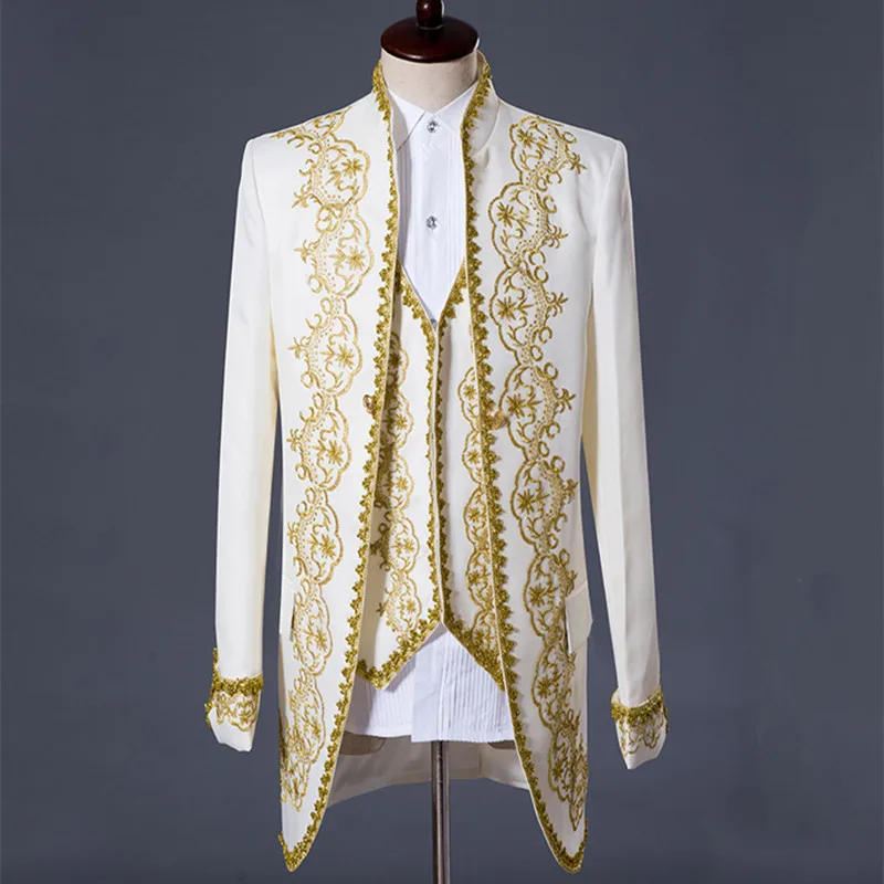 Мужской повседневный костюм из 3 предметов приталенный стильный Блейзер пальто