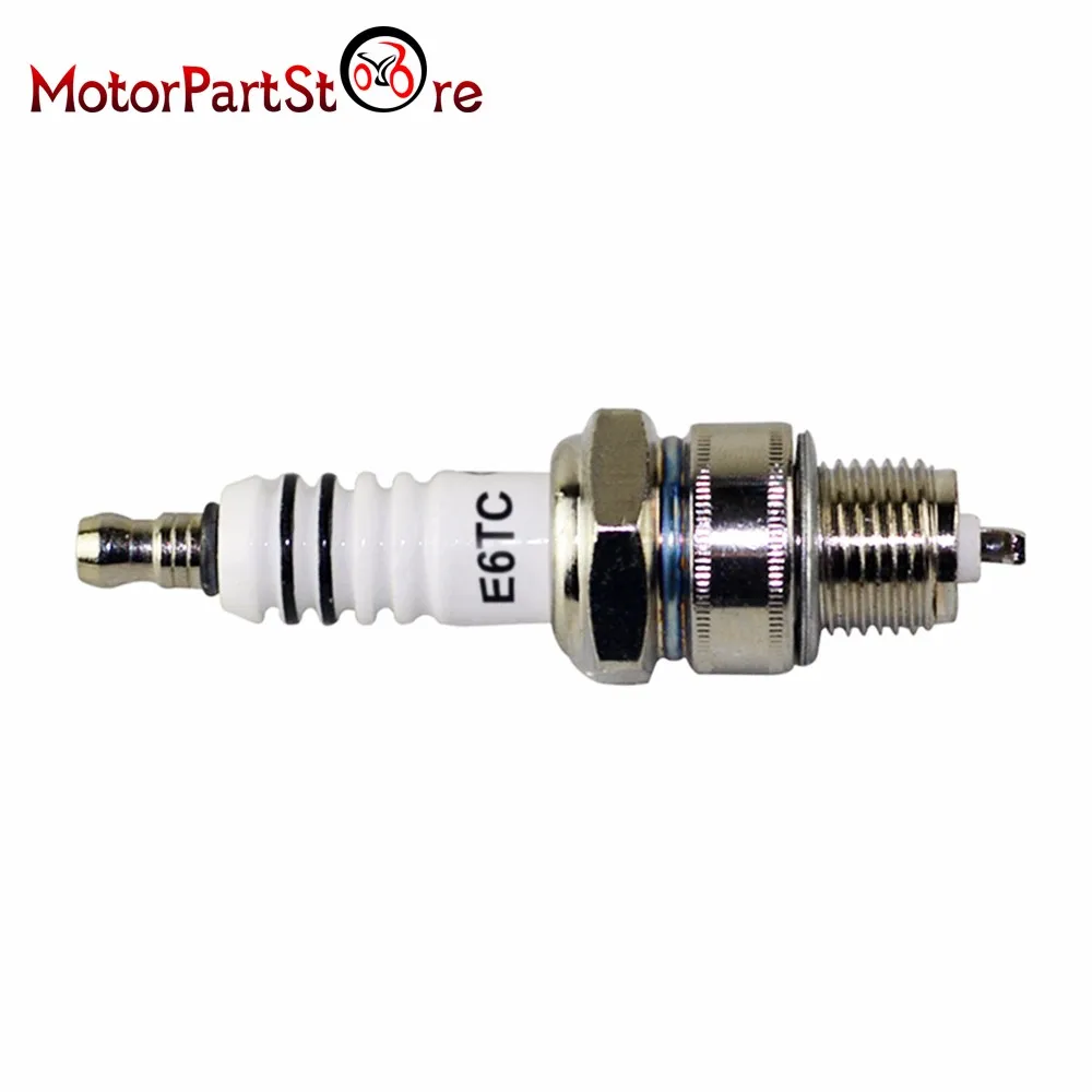 Свеча зажигания мотоцикла E6TC BP6HS для Yamaha PW50 PW80 PW60 LT50 LT80 D15