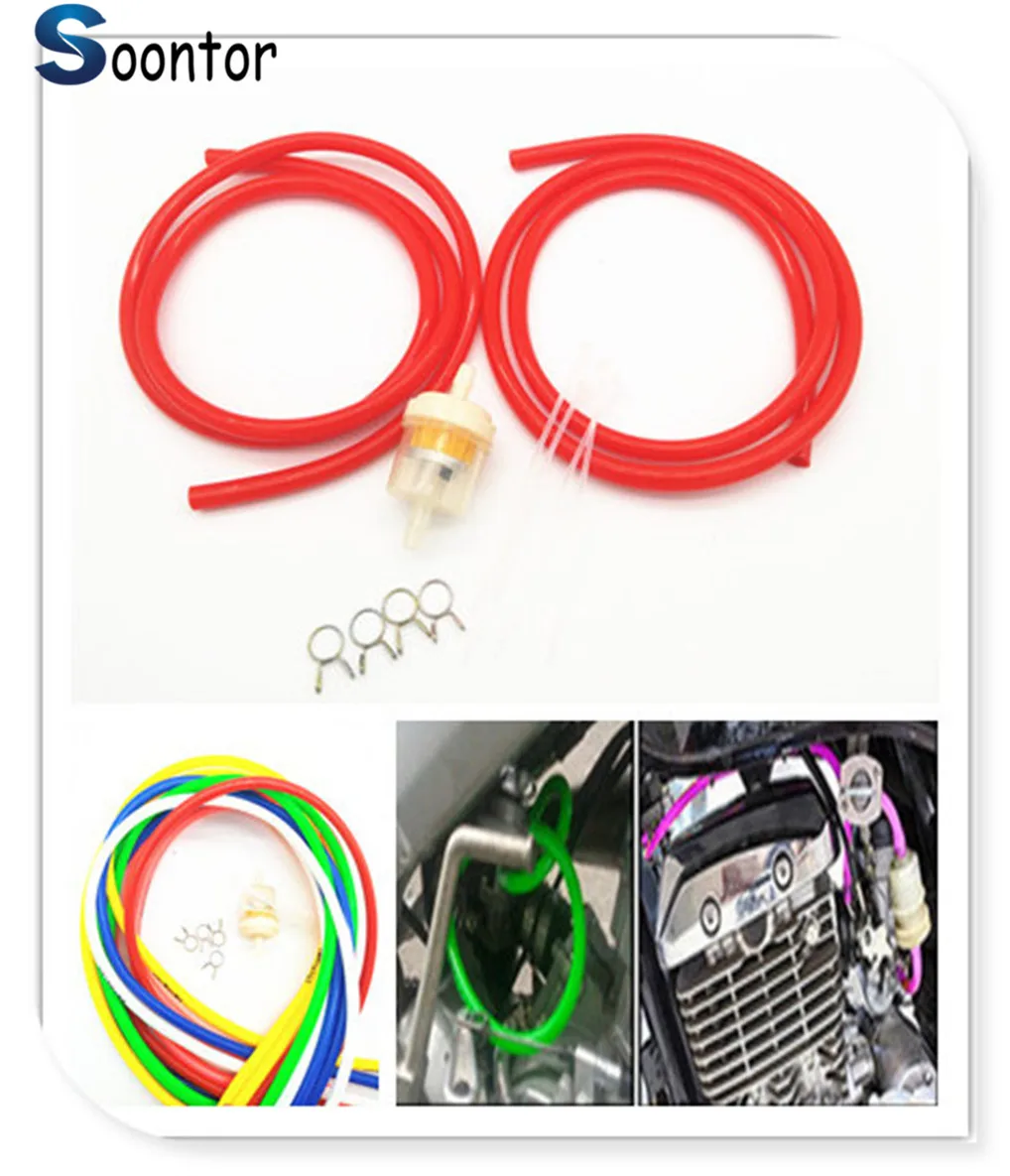 

2 м топливный шланг для мотоциклов масляная трубка фильтр трубопровод резиновый для KTM Bajaj PulsaR 200 NS 1190 AdventuRe R 1050 RC8 690 690