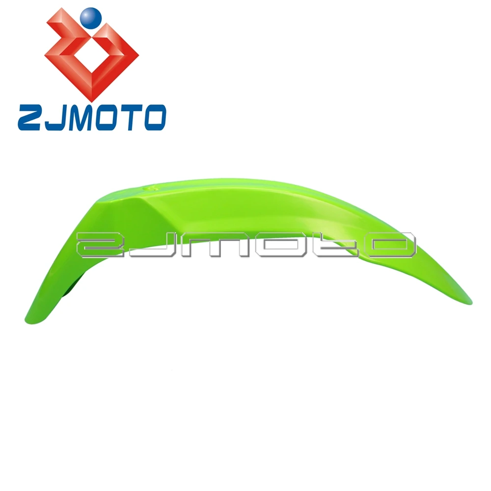 ZJMOTO зеленый мотоцикл супермото универсальный переднее крыло Пластик для Kawasaki KX125