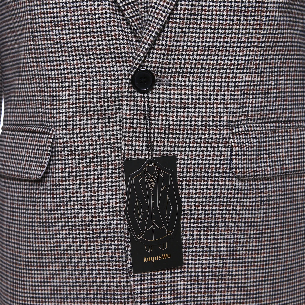 Пиджак + брюки жилет женские деловые костюмы клетчатая офисная форма