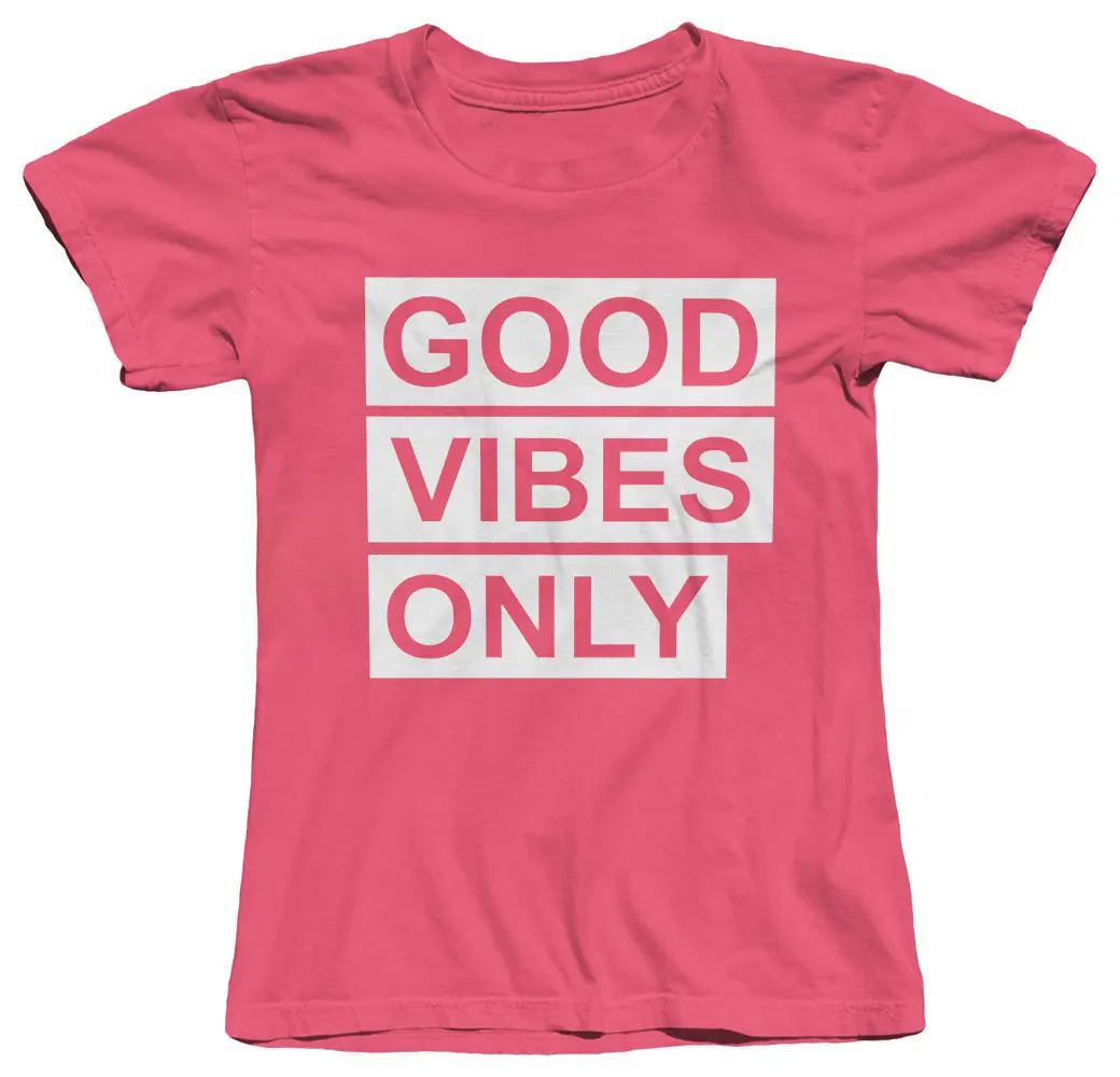 Good Vibes Only The Life женская футболка 2017 летняя Женская Новинка хит продаж одежда Топы
