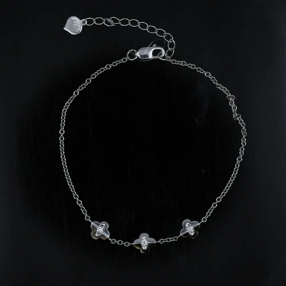 Роскошный золотой браслет в форме сердца LASAMERO 0.71CTW с натуральным бриллиантом и