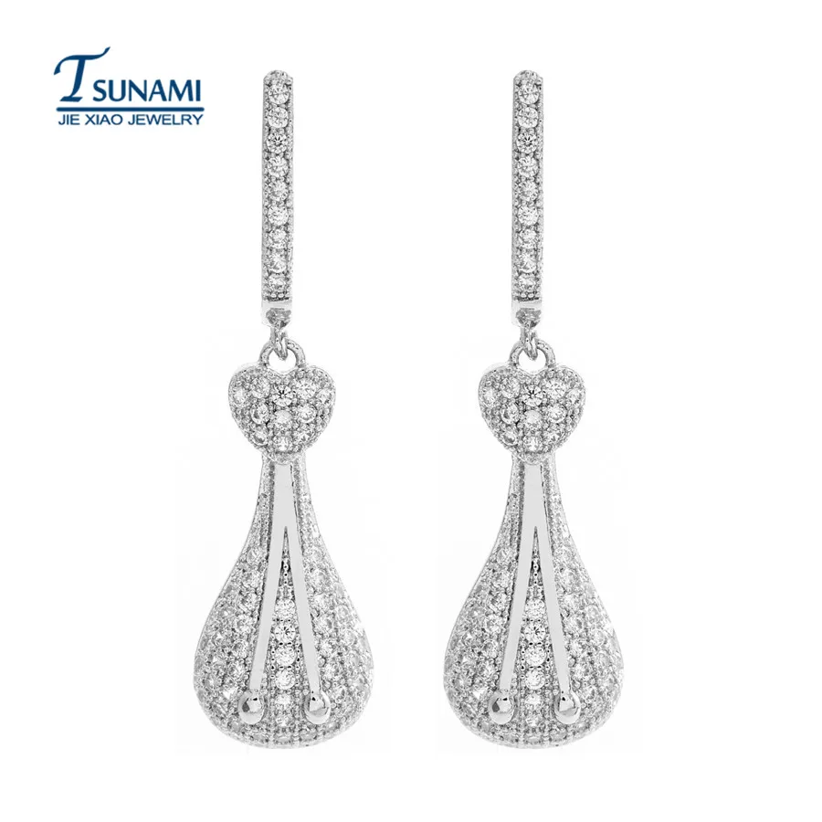 Новая модная Высококачественная обувь из pipa серьги с кубическим цирконием для