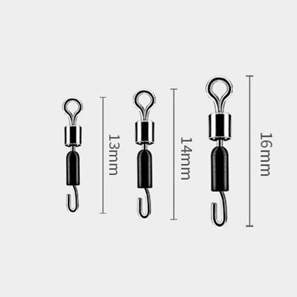 Рыболовные Вертлюги 30 шт./лот рыболовные с соединителями для крючков быстрым