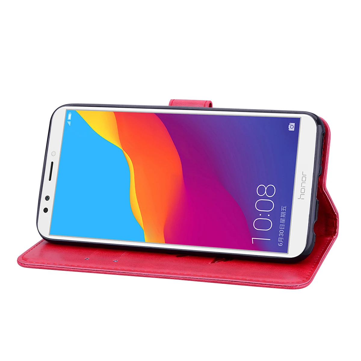 Кожаный чехол для Huawei Honor 7C 5 7 дюйма AUM L41 силиконовый кошелек флип Pro LND L29 99 кейс|Бамперы| |
