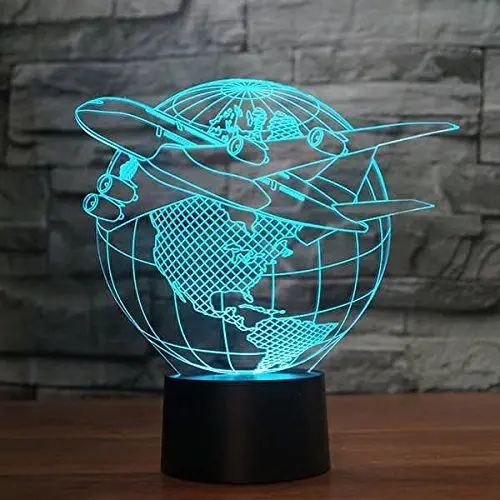 3D свет атмосфера фонари светодиодные лампы Ночник usb стол Lighitng Глобус Оптические