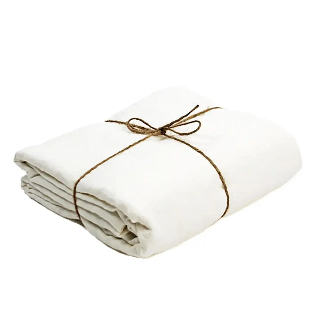 

Washed Flax Linen Sheets King Size Children White French Linen bedding Bed sheet 260x274 cm Flat Sheet