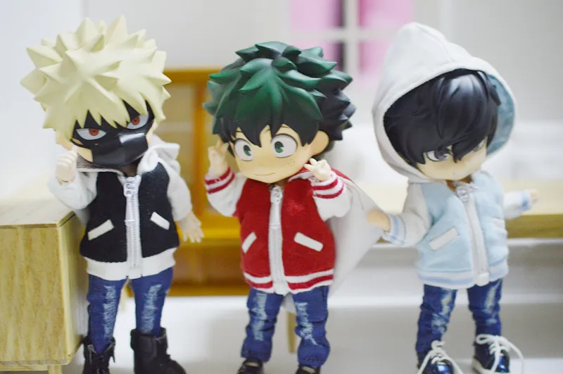 Obitsu11 OB11 пальто для кукол бейсбольная форма на молнии подходит куклы 1/12 размера