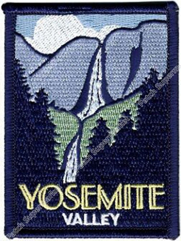 Нашивки на одежду с вышивкой 3 дюйма YOSEMITE VALLEY |