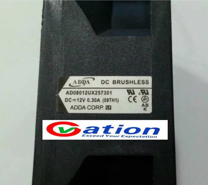 Кулер для компьютера чехол вентилятор оригинального проектора ADDA 8025 12V 0.3A