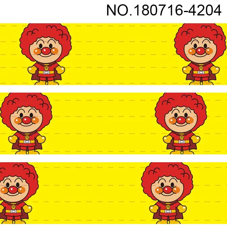 

10yards - Different sizes-Cartoon pattern printed Grosgrain ribbon -Hot&New ribbon - Anpanman ribbon