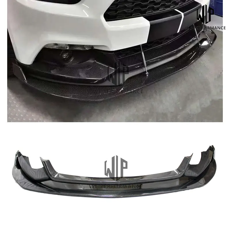 Передний бампер HT Style из углеродного волокна разветвитель губ Стайлинг