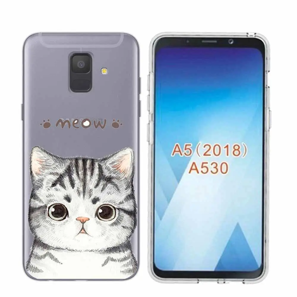 Чехол Arvin Paniting для Samsung A5 очаровательный чехол с животными A6 Plus 2018 защитный