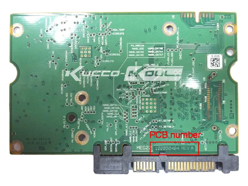 Запчасти для жестких дисков печатная плата 100656494 Seagate 3 5 SATA hdd восстановление