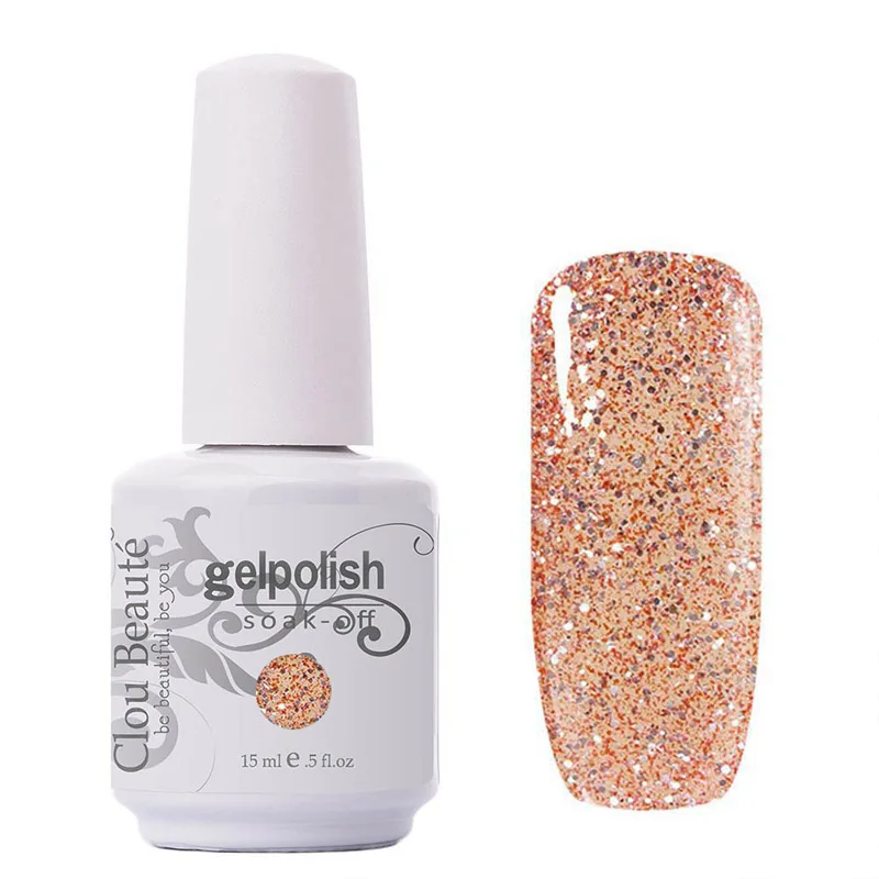 BIZCBB1884 Долговечный Clou Beaute 1 Цвет УФ-гель лак для ногтей Гель-лак Soak Off Top и основа под лак Гель-лак для ногтей гель-лак - Цвет: BIZCBB1884