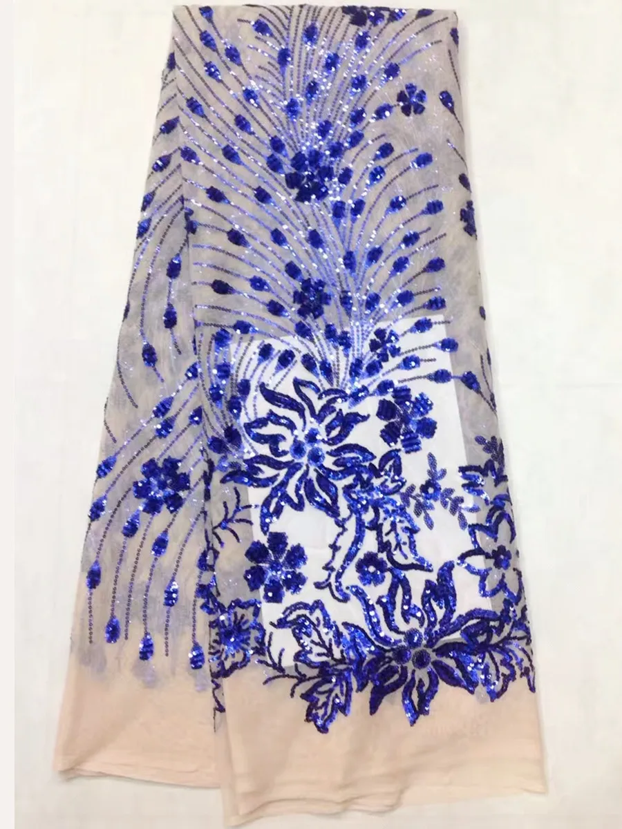 2017 Высокое качество Французский нигерийский тюль с блестками африканский сетка