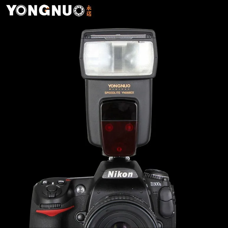 Светодиодная лампа для видеосъемки Yongnuo YN-568EX для Nikon Yongnuo 568EX HSS Вспышка Speedlite YN 568 D800 D700 D600 D200 D7000 D90 D80 D5200 D5100+ 12 Цвет фильтр