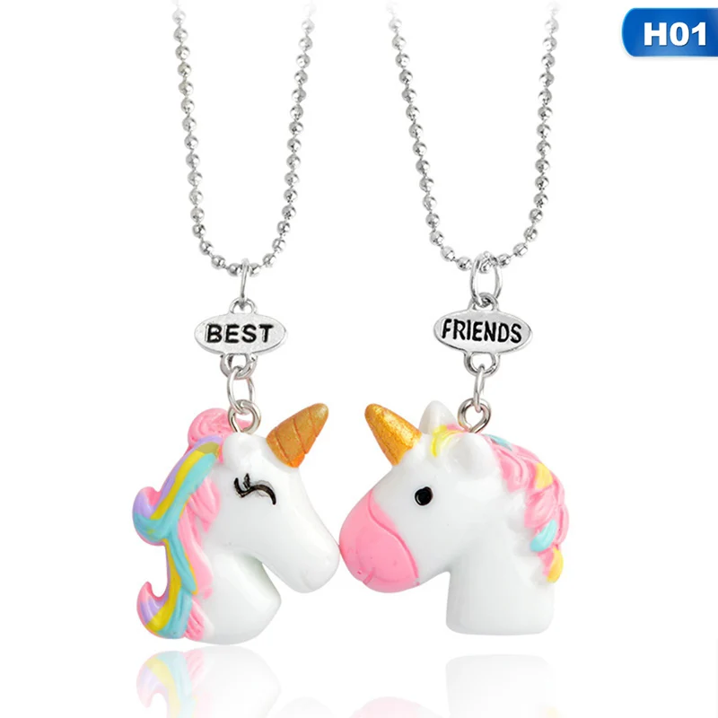 2 шт./компл. горячая распродажа подвеска в виде милого единорога Детская Подвеска