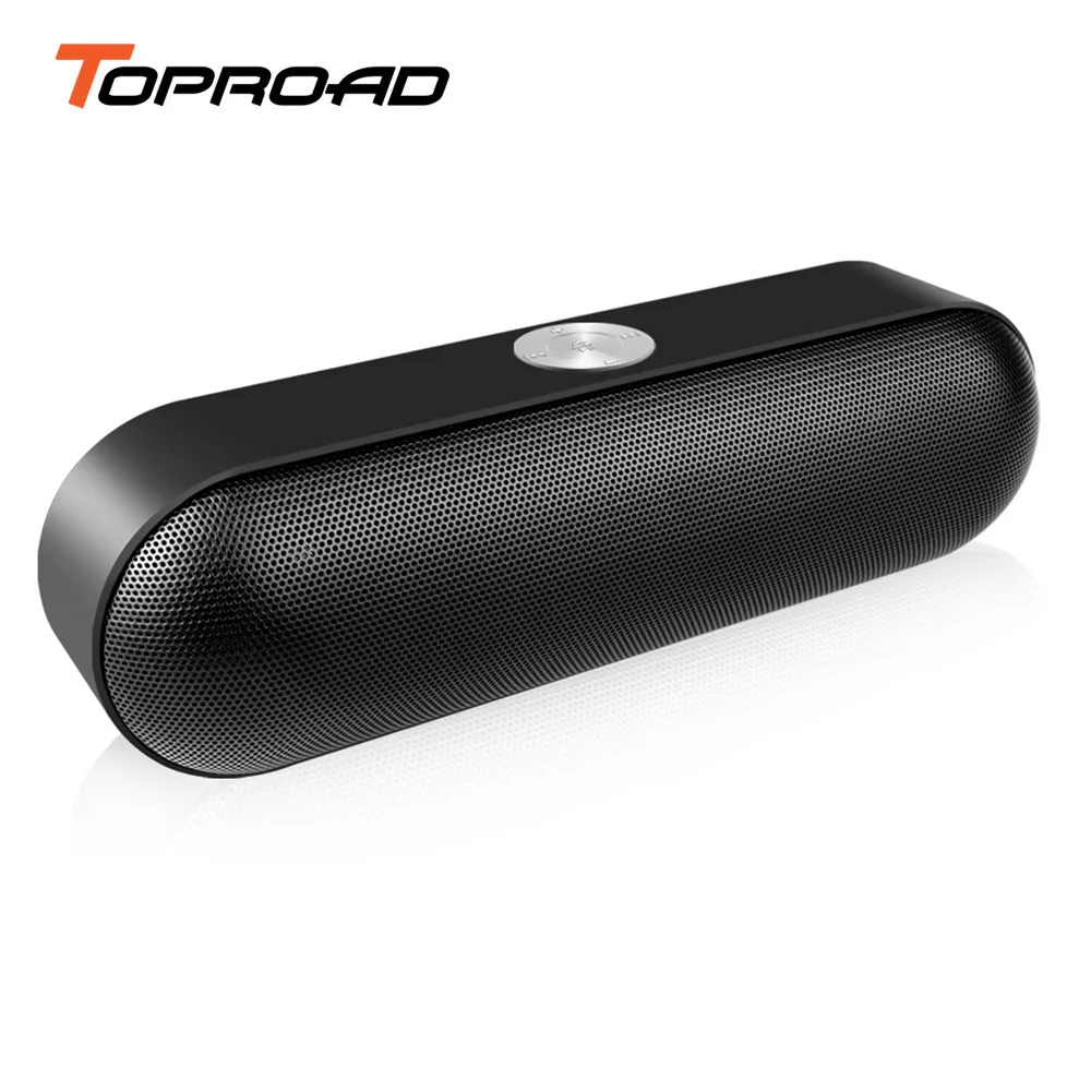 TOPROAD мини портативный Bluetooth динамик с микрофоном беспроводной 3D стерео объемный