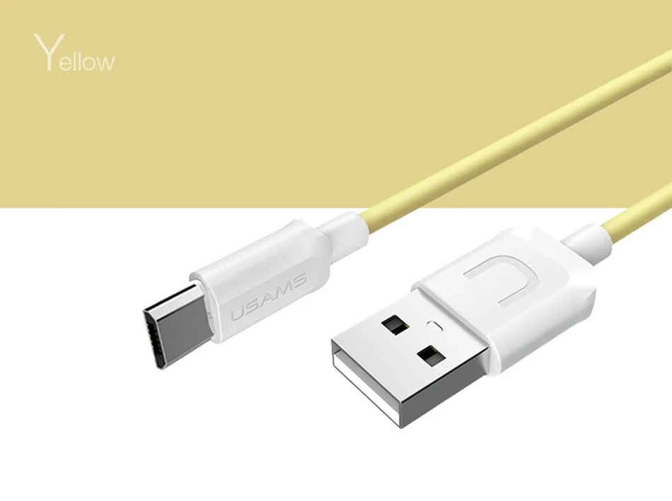 4 шт./лот, кабели USAMS, Micro USB, быстрое зарядное устройство, USB кабель для samsung, MicroUSB, быстрая Синхронизация данных, зарядный кабель для Android, Xiaomi